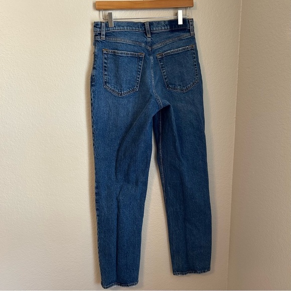 Abercrombie & Fitch The 90’s Slim Straight Ultra High Rise Distressed Jeans, 29L - Picture 4 of 9